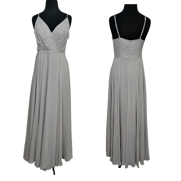 BHLDN Eva Formal Dress in Fog - Picture 5 of 14